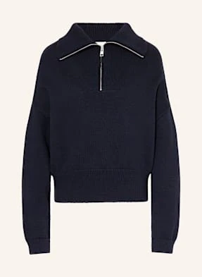 Closed Sweter Typu Troyer blau