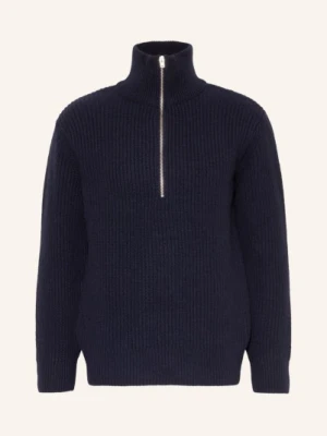 Closed Sweter Typu Troyer blau