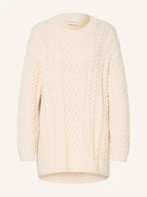 Closed Sweter weiss KREMOWY