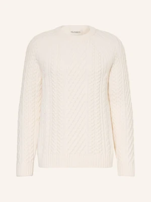 Closed Sweter weiss KREMOWY