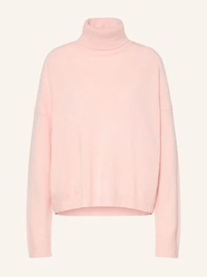 Closed Sweter Z Golfem rosa RÓŻOWY