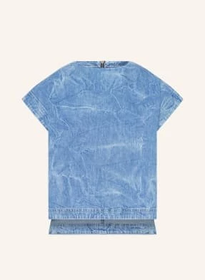 Closed T-Shirt Z Materiału Jeansowego blau