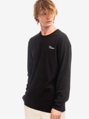 CLOTTEE longsleeve bawełniany Script LS TEE kolor czarny gładki CTLS1004.BLACK-BLACK