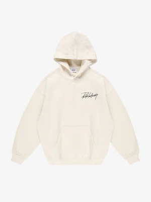 Club bluza z kapturem oversize męska biała Klasyk