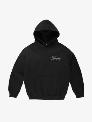 Club bluza z kapturem oversize męska czarna Klasyk