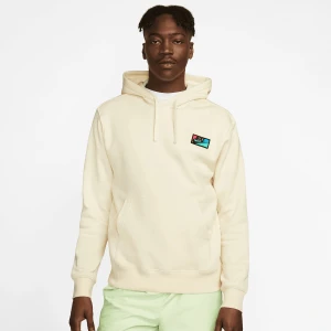 Nike Club Fleece+ Brushed-Back Hoodie mężczyźni Bluzy beż rozmiar Odzież