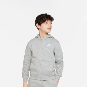 Nike Club Fleece Full-Zip Hoodie uniseks T-Shirty i Topy czarny rozmiar Odzież
