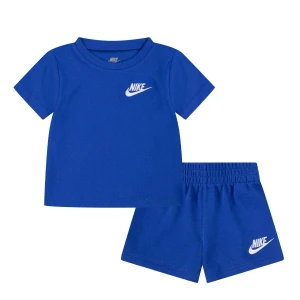 Zdjęcie produktu Nike Club Low Brand Read Knit Short Set uniseks Rampersy i zestawy dla niemowląt niebieski rozmiar Odzież