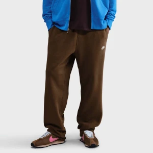 Club Open-Hem Fleece Pants Nike brązowy