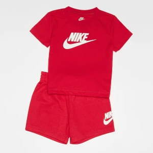 Club Tee & Short Set, markiNike, Rampersy i zestawy dla niemowląt, w kolorze czerwony, rozmiar: