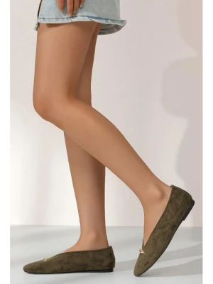 C'M Baleriny w kolorze khaki rozmiar: 36