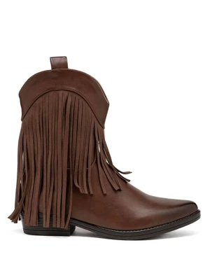 C'M Botki w kolorze jasnobrązowym rozmiar: 39