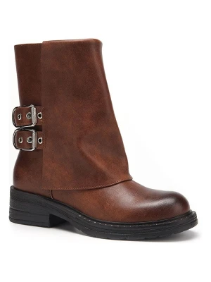 C'M Botki w kolorze karmelowym rozmiar: 39