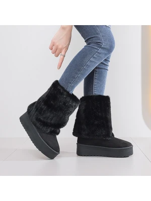 C'M Botki zimowe w kolorze czarnym rozmiar: 39