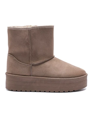 C'M Botki zimowe w kolorze szarobrązowym rozmiar: 41