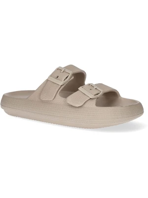 Zdjęcie produktu C'M Klapki w kolorze beżowym rozmiar: 36