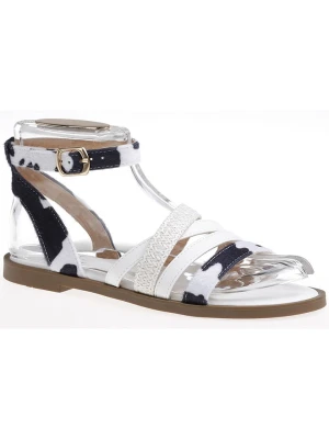 C'M Sandały w kolorze biało-czarnym rozmiar: 37