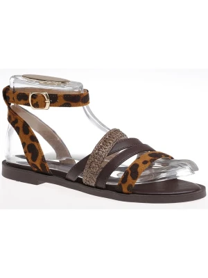 C'M Sandały w kolorze jasnobrązowym rozmiar: 39