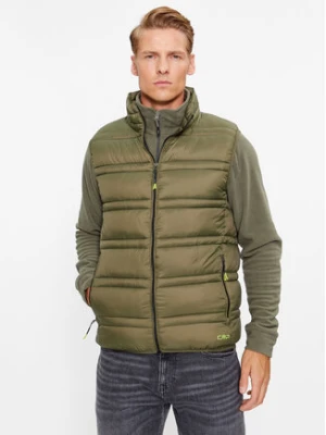 CMP Bezrękawnik 33K2007 Zielony Regular Fit