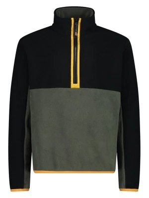 CMP Bluza polarowa w kolorze czarno-oliwkowym rozmiar: 52