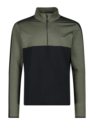 CMP Bluza polarowa w kolorze oliwkowo-czarnym rozmiar: 48