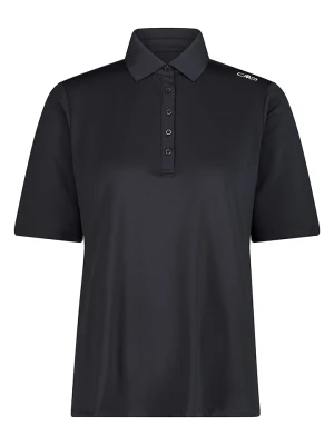 CMP Funkcyjna koszulka polo w kolorze czarnym rozmiar: 40