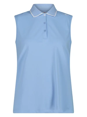 CMP Funkcyjny top polo w kolorze błękitnym rozmiar: 36