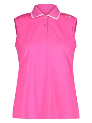 CMP Funkcyjny top polo w kolorze różowym rozmiar: 34