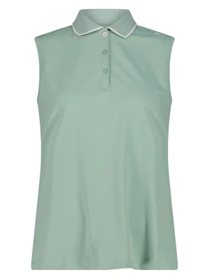 CMP Funkcyjny top polo w kolorze zielonym rozmiar: 34