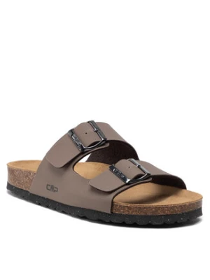 CMP Klapki Eco Thalita Slipper 3Q91017 Brązowy