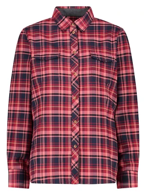 CMP Koszula funkcyjna w kolorze czerwonym ze wzorem rozmiar: 36