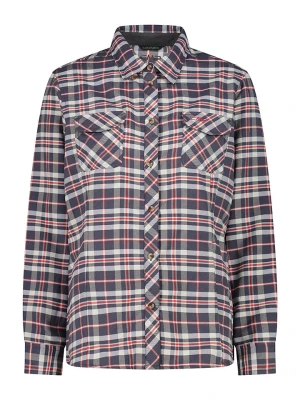 CMP Koszula funkcyjna w kolorze szaro-czerwonym rozmiar: 42