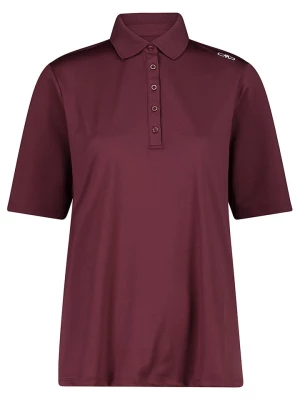 CMP Koszulka funkcyjna polo w kolorze bordowym rozmiar: 44