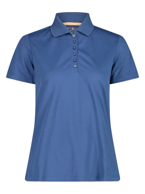 CMP Koszulka funkcyjna polo w kolorze niebieskim rozmiar: 34