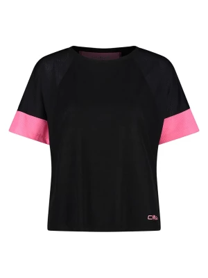 CMP Koszulka funkcyjna w kolorze czarno-różowym rozmiar: 34