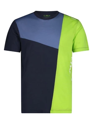 CMP Koszulka funkcyjna w kolorze granatowo-niebiesko-zielonym rozmiar: 56
