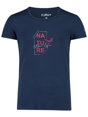 CMP Koszulka funkcyjna w kolorze granatowym rozmiar: 116