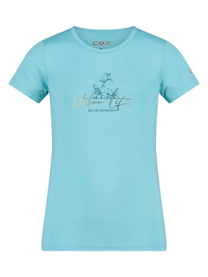 CMP Koszulka funkcyjna w kolorze turkusowym rozmiar: 98