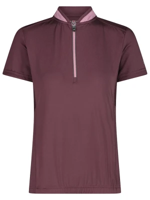 CMP Koszulka kolarska w kolorze bordowym rozmiar: 34