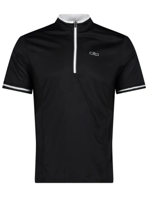 CMP Koszulka kolarska w kolorze czarno-białym rozmiar: 46