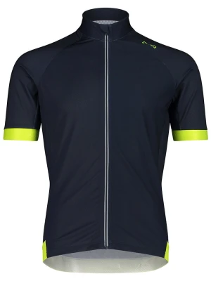CMP Koszulka kolarska w kolorze granatowo-żółtym rozmiar: 46
