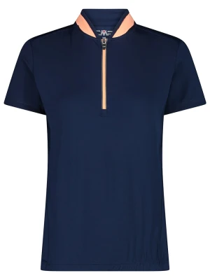 CMP Koszulka kolarska w kolorze granatowym rozmiar: 36