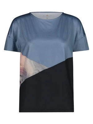 CMP Koszulka sportowa w kolorze niebiesko-czarnym rozmiar: 46