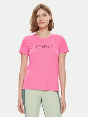CMP Koszulka techniczna 39T5676P Różowy Regular Fit