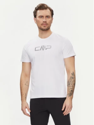 CMP Koszulka techniczna 39T7117P Biały Regular Fit