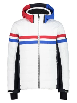 CMP Kurtka narciarska w kolorze białym ze wzorem rozmiar: 56