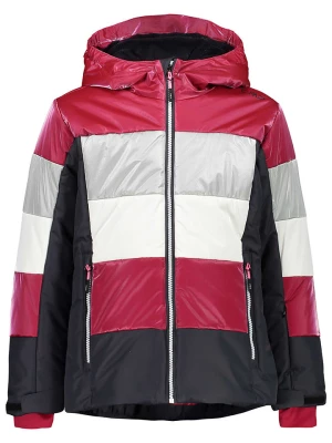 CMP Kurtka narciarska w kolorze czerwono-biało-czarnym rozmiar: 116