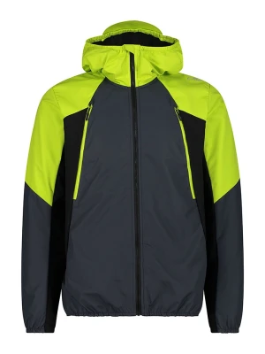 CMP Kurtka narciarska w kolorze szaro-limonkowo-czarnym rozmiar: 52