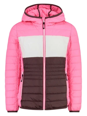CMP Kurtka pikowana w kolorze różowo-biało-bordowym rozmiar: 110