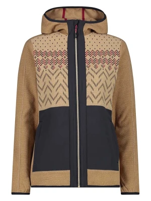 CMP Kurtka polarowa w kolorze beżowo-czarnym rozmiar: 40